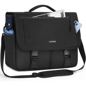 Men Messenger Bag Office Work bag  Black